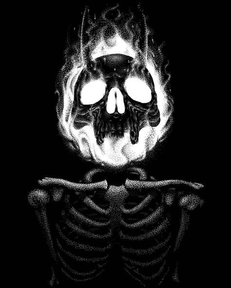 Bbq Tattoo, Skulls Aesthetic, How To Draw Fireworks, Horror Black, Dark Book, Satanic Tattoos, Black Demon, Fire Skull, Skull Anatomy