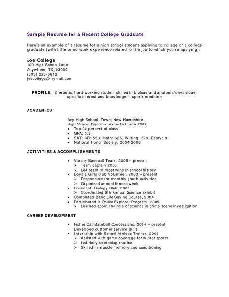 Resume Templates No Experience (4) | TEMPLATES EXAMPLE High School Student Resume, Academic Resume, College Application Resume, Resume Student, High School Resume Template, Resume Outline, Teen Resume, High School Resume, College Resume