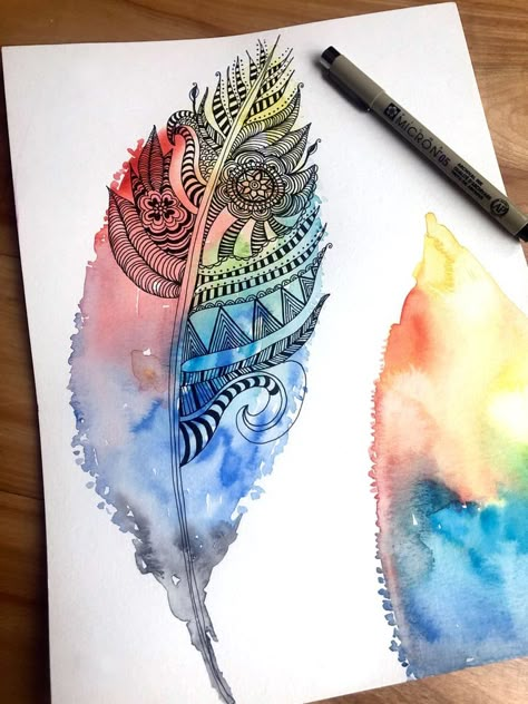 What Are the Benefits of Zentangle? Watercolour Zentangle, Zentangle Drawings Beautiful, Zentangle Art Colorful, Watercolor Zentangle, Neurographic Art, Watercolor Mandala, Zen Doodle Art, Zentangle Drawings, After 3