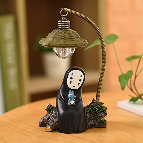 Mystical Design, Mini Lamp, Night Light Lamp, No Face, Face Men, Male Figure, Night Lamps, Miyazaki, Led Night Light