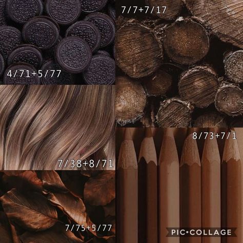 Here's some #chocolatehair formulas for you to use tag me in your creations 🍫🍩🤎🖤 #wellaformulas #wellalife #wellalove #askforwella… | Instagram Wella Formulas, Braun Hair, Chocolate Blonde, Hair Colour Inspiration, Hair Color Swatches, Schwarzkopf Hair Color, Hair Formulas, Hair Formula, Wella Hair Color