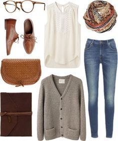 Hipster fashion. Fall fashion. Loose/large cardigan. Brown oxford shoes. Infinity scarf. Skinny jeans. Winter Hipster, Comfortable Winter Outfits, Mode Tips, Hipster Outfits, Mode Casual, Pretty Designs, Ideas Outfit, Outfit Winter, Winter Mode