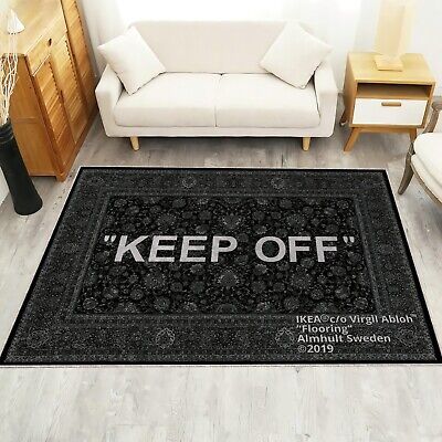 Top Seller for Virgil Abloh Black Keep Off Rug, Popular Decoration, Exhibition Rug, Off-White, HOME & DECOR Apartment Rug, Keep Off Rug, Off White Rug, Apartment Rugs, Off White Virgil, Graphic Rug, Apartment Bedroom Decor, Designer Rugs, Apartment Bedroom