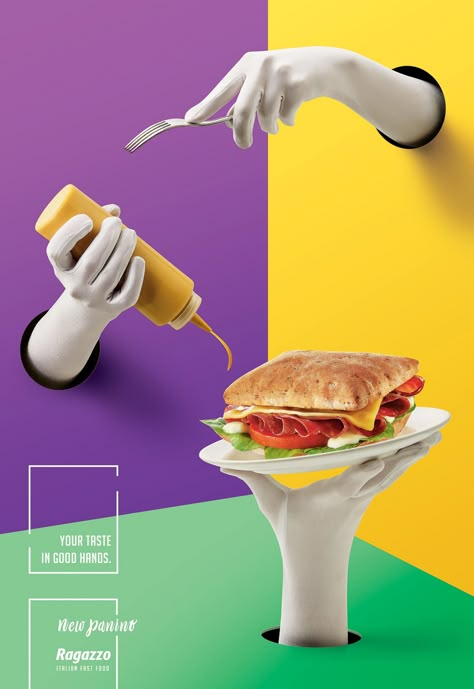 Italian Fast Food, Food Photoshoot, Creative Advertising Design, Food Menu Design, Publicidad Creativa, Food Advertising, Ads Of The World, Food Graphic Design, Food Poster Design