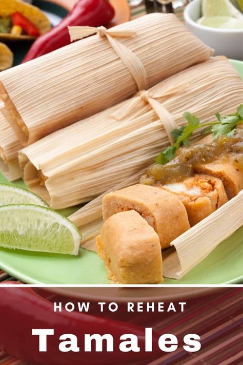 How to reheat tamales in 15 minutes (6 easy ways). Here is another #kitchentip that will make everything just a bit tastier. Tamales In Air Fryer, Leftover Tamales, How To Reheat Tamales, Air Fryer Mushrooms, Butter Mushrooms, Beef Tamales, Air Fryer Garlic, Garlic Butter Mushrooms, Frozen Beef