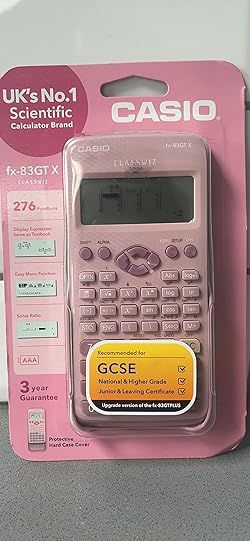 Casio FX-83GTX Scientific Calculator Pink : Amazon.co.uk: Stationery & Office Supplies Pink Amazon, Scientific Calculator, Office Supply Organization, Office Branding, Stationery Organization, Amazon Uk, Printer Ink, Stationery Supplies, Calculator