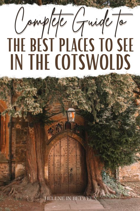 The Cotswolds are a stunning English countryside that is filled with beauty, charm, and history. From rolling hills and picturesque villages to quaint hamlets and lively pubs, the Cotswolds offer something for everyone. Whether you're looking for a romantic getaway or an epic vacation, the Cotswolds provide endless opportunities for exploration and fun. This guide of the best places to go in the Cotswolds England will help you make the most of your time in this beautiful region of England. Cotswolds Aesthetic, Cotswold England, Cotswolds Map, Hiking Vacations, Uk Vacation, The Cotswolds England, Cotswold Way, Mind Movie, Cotswolds England