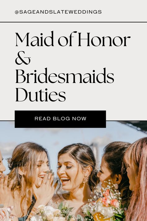 Here’s a running list of things you can have your bridal party help with. It is not definitive or all-inclusive, so be sure to add your own! Note–the bolded tasks are typically done by the MOH. Jobs For Bridesmaids, Bridesmaid Jobs Day Of, Bridal Party Duties, Bridesmaids Duties Wedding Day, Bridal Party Responsibilities, Bridesmaid Job List, Bridesmaid Jobs, Bridesmaid Tasks List, Bridal Party List