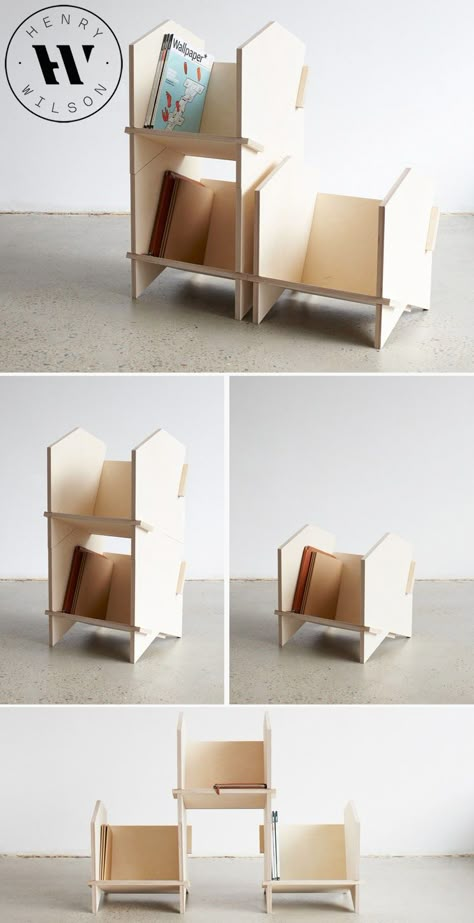 minor de:tales: Interior | Henry Wilson, I would love to have this for the kids room. Ikea Kids Room, Kids Furniture Design, Cnc Furniture, Ikea Kids, Flat Pack Furniture, Cnc Ideas, Bookshelf Storage, Plywood Furniture, Creative Furniture