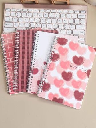 Shop Office & School Supplies | Office Stationery | SHEIN USA Cute Spiral Notebooks, Pretty School Supplies, Stationery Obsession, Cute Stationary School Supplies, Cute School Stationary, Stationary Items, Kawaii School Supplies, School Tool, Cool School Supplies