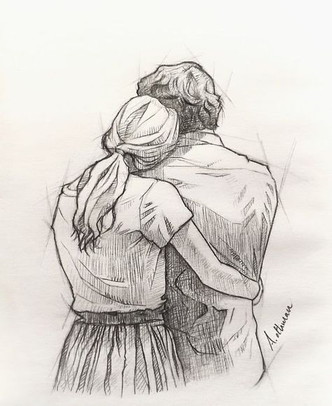 Simple Pencil Sketches Aesthetic, Romantic Pencil Drawing, Cute Couple Drawings Aesthetic Sketch, Pencil Sketches Love, Couple Picture Drawing, Pencil Drawing Images Of Love, Couple Pencil Drawings, Pencil Art Drawings Love, Pencil Drawings Love