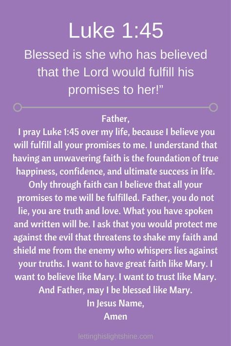 A bit of bible, a bit of prayer was created so that people could see a verse and a prayer together at the same time, as an encouragement to stop, absorb, and pray. It only takes a minute to connect with God. The results are priceless, because as we draw near to Him, He will draw near to us. Stop, absorb, and pray. Like 1:45, Luke 1:45, Pray Scripture, Verse Study, Luke 1 45, Relationship Prayer, Prayer Points, Unwavering Faith, Jesus Artwork