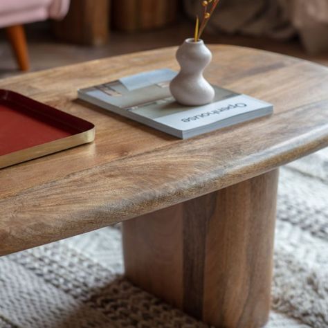 Hoffman Coffee Table Unusual Coffee Tables, Natural Coffee Table, Mango Wood Coffee Table, Natural Coffee, Oval Coffee Tables, Oak Coffee Table, Contemporary Coffee Table, Unique Tables, Sheesham Wood