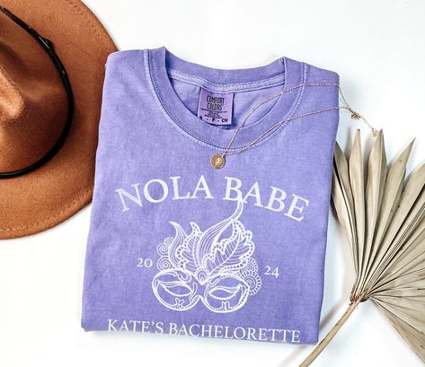 Nola Bachelorette Party Shirts New Orleans Bachelorette Shirt - Etsy Australia New Orleans Bachelorette Party Decor, New Orleans Bachelor Party, Mardi Gras Bachelorette Party Shirts, Bachelorette Party Themes New Orleans, Nola Bachelorette Party Shirts, Bachelorette Party Outfit Themes, Nola Bachelorette Party, Nola Bachelorette, New Orleans Bachelorette