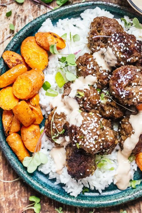 Hello Fresh Beef Bulgogi Meatballs, Beef Bulgogi Hello Fresh, Bulgogi Meatballs Hello Fresh, Hello Fresh Meatballs With Bulgogi Sauce, Hello Fresh Meatball Recipes, Bulgogi Meatballs Recipe, Hello Fresh Meatballs, Beef Bulgogi Meatballs, Bulgogi Meatballs