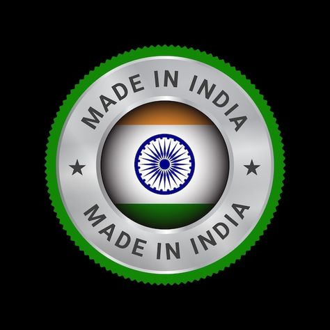 Made in india stamp sticker vector logo ... | Premium Vector Make In India Logo, India Logo, Plc Programming, Russia Flag, Cartoon Love Photo, Motivation Video, Iphone Wallpaper Hd Nature, Study Motivation Video, India Colors