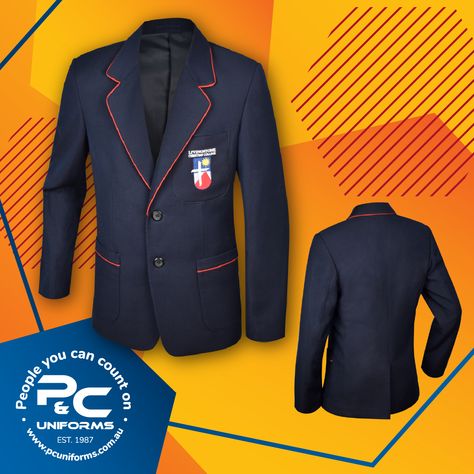 🔎 PRODUCT SPOTLIGHT 🔍⁠ You'll look sleek and smart in our unisex blazer PC1100, which we custom-make to order. We can also tailor to your specific measurements. Great for a formal school look! Available in a range of colours and piping options on the lapel, pockets and cuffs. Visit our website for more styles: https://www.pcuniforms.com.au/schoolwear ⁠ #custommade #tailormade # school #blazer #jacket #backtoschool #schoolwear School Blazer, Antipolo, School Look, School Wear, School Looks, Work Outfits, Men's Blazer, Piping, Work Outfit