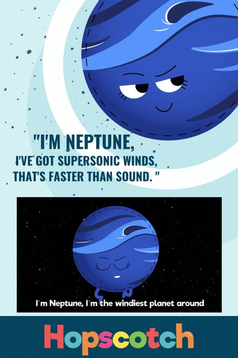 Neptune Activities, Neptune Project For Kids, Planets Neptune, 2nd Grade Science Projects, Neptune Project, Solar System Song, 13 Moons, Planet Song, Neptune Planet