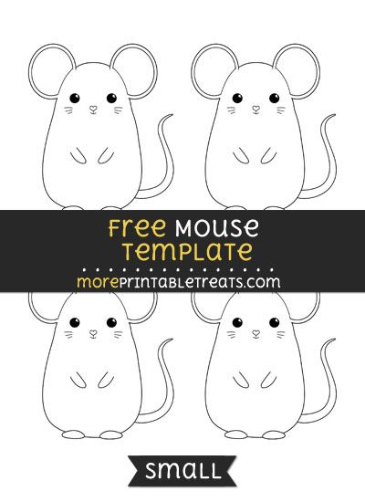 Free Mouse Template - Small Mice Templates Free Printable, Felt Mouse Patterns Free Templates, Mouse Template, Mouse Template Printables, Mouse Themed Party, Paper Mouse, Mouse Craft, Catnip Mouse, Felt Templates