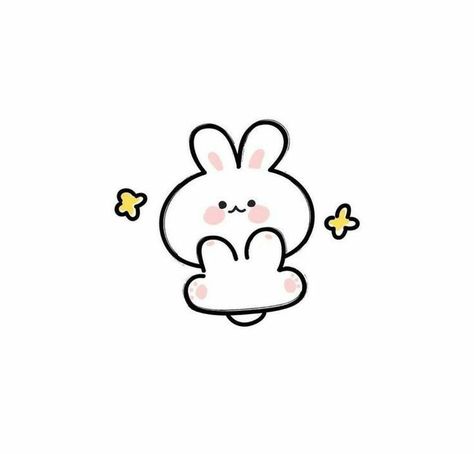 Cute Small Drawings, Doddle Art, Bunny Drawing, Animal Icon, Cute Themes, Cute Food Drawings, Small Drawings, Easy Doodle Art, Instagram Ideas Post