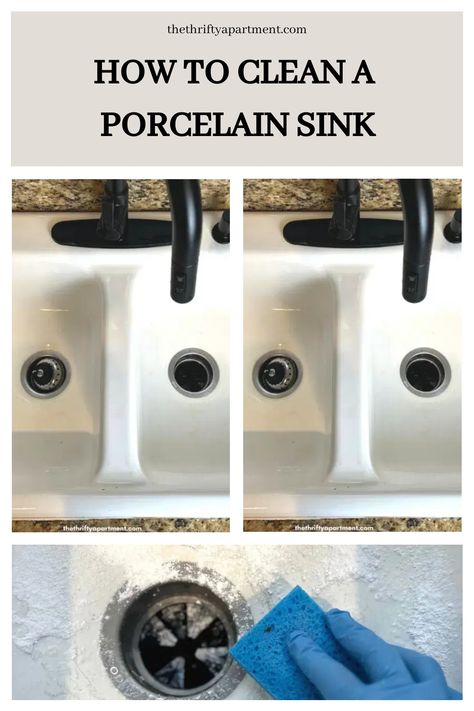 ​​If you have a porcelain kitchen sink, as I do, then you know how much of a struggle it can be to keep it clean and free of scratches and stains. While I absolutely love How To Clean A Ceramic Sink, How To Clean White Porcelain Sink, How To Clean Bathroom Sink Drain, How To Clean Kitchen Sink Drain, How To Clean Old Porcelain Sink, Clean Porcelain Sink, Cleaning Sink Drains, Clean Bathroom Sink, Porcelain Kitchen Sink