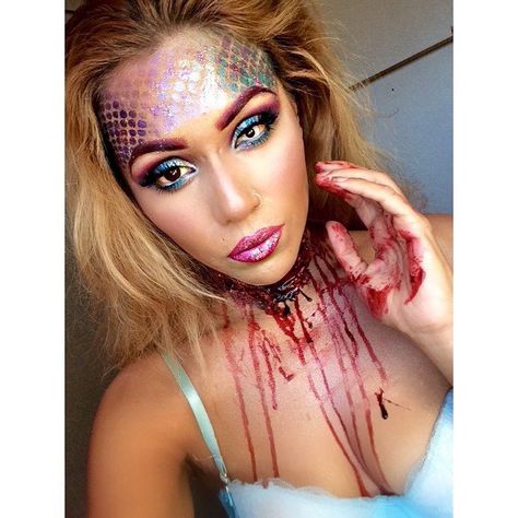 Zombie Mermaid Zombie Mermaid Costume, Mermaid Zombie, Zombie Mermaid, Mermaid Makeup Halloween, Sparkly Halloween, Cheap Halloween Costumes, Mermaid Halloween, Cheap Halloween, Halloween Costumes Makeup