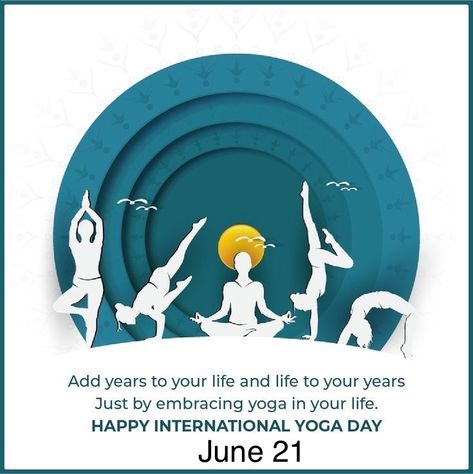 Yoga Day Creative, Zero Budget, World Yoga Day, The Bhagavad Gita, Happy International Yoga Day, Copy Ads, Yoga World, Drawing Lessons For Kids, Juice Packaging