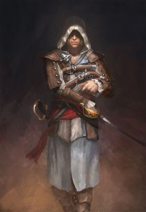 Edward Kenway by B-Dunn.deviantart.com on @deviantART Assassin's Creed Edward Kenway, Ac Black Flag, Assassin's Creed Black Flag, Assassin's Creed Black, Assassins Creed 4, Edward Kenway, Assassins Creed Black Flag, Edwards Kenway, Assassins Creed 2