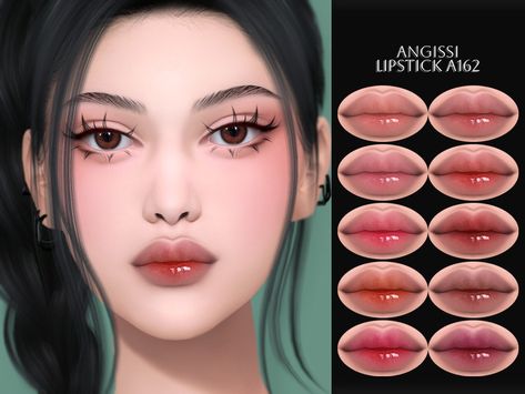 Sims 4 Cc Korean Lips, The Sims 4 Cc Korean Makeup, Sims4 Cc Kawaii Makeup, Sims 4 Cc Korean Makeup, Ts4 Cc Platform Shoes, Sims Makeup, Cc Makeup, Sims 4 Tattoos, Makeup Cc