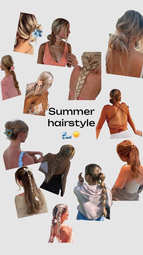 #aestheticgirl #hairgoals#hair#beachy hairstyles #hairstylesbeachy#fyp#summer Cute Summer Hairstyles For Teens, Beachy Hairstyles, Summer Blonde Hair, Cute Summer Hairstyles, Hairstyle Examples, Hairstyles For Teens, Beachy Hair, Hair Braid Videos, Hairdos For Curly Hair