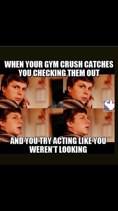 Your gym crush catches you staring at them. Gym Crush Memes, Exercise Humor, Gym Content, Memes Motivation, Gym Meme, Bodybuilding Memes, Workout Memes Funny, Gym Memes Funny, Fitness Funny