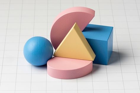 Geometrical Forms 3d Shapes, 3d Geometric Shapes Art, 3d Geometric Shapes Design, 3d Forms Design, 3d Geometric Shapes Composition, 3d Shapes Art, Geometric Photo, Form Board, 3 Dimensional Shapes