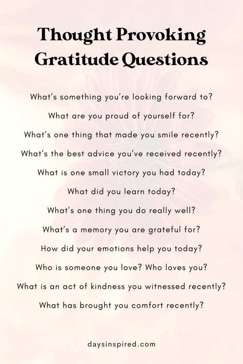 Gratitude Statements, Ideas For Gratitude Journal, Grateful Prompts, Gratitude Manifestation, Gratitude Questions, Daily Questions To Ask Yourself, How To Be Grateful, Gratitude Group Therapy Activities, Gratitude Activities For Adults