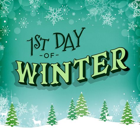 Happy first day of winter! #WinterSolstice 1st Day Of Winter, Happy First Day Of Winter, Name Of Months, Winter Begins, First Day Of Winter, Winter Books, Winter Pins, Winter Clipart, 1st Day