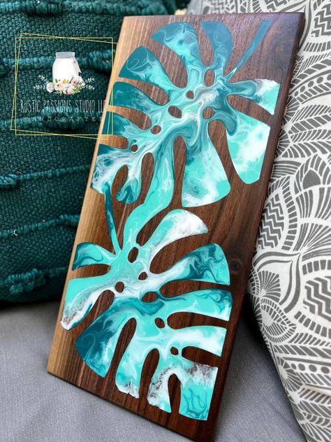 Resin Inlays In Wood, Epoxy Inlay, Dremel Tool Projects, Resin And Wood Diy, Resin Inlay, Epoxy Projects, Acrylic Art Projects, Surfboard Art, Laser Ideas