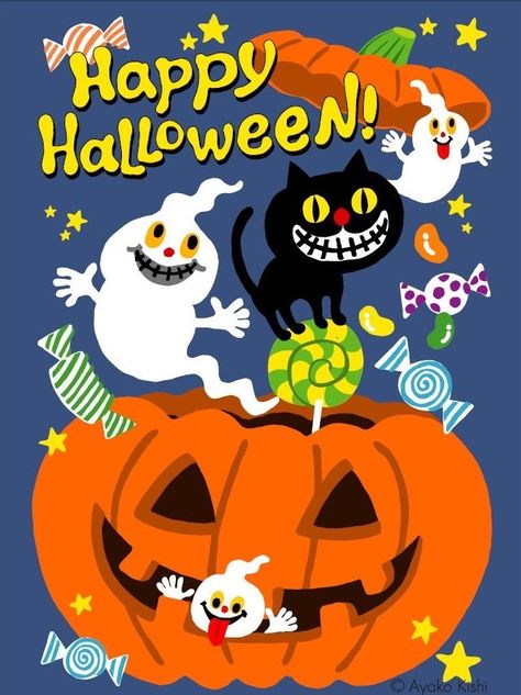 Halloween Pop Up Cards, Scary Candles, Greeting Card Image, Hallowen Ideas, Halloween Greeting Card, Halloween Greetings, Halloween Illustration, Halloween Card, Halloween Images