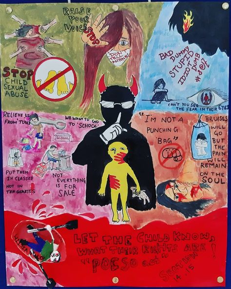 Child Abusers Drawing, Child Protection Poster, Child Abusers Poster, Police Art, Government Corruption, Activism Art, Legal Studies, Health Posters, Awareness Poster