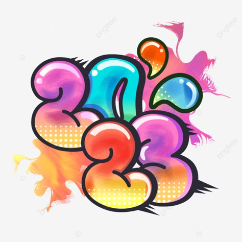 2023 Fonts Design, 2023 Word Design, Happy New Year 2023 Graphic Design, Pf 2023 Design, 2023 Font Design, 2023 Png Text, Year 2023 Logo, Happy New Year 2023 Design, 2023 Fonts