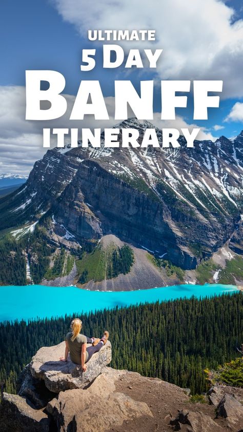 Five days in Banff is a great amount to give you a little taster of what the Canadian Rockies have to offer. You’ll see many of the main sights, like Moraine Lake, the Banff Gondola, and Johnston Canyon, but you will 100% leave wanting to return. If this is you, we’ve put together an ideal 5 day Banff itinerary for you that makes sense! This itinerary packs a lot in, but also ensures you’re not wasting any time in the area. Banff Itinerary October, 4 Day Banff Itinerary, Banff Vacation, Banff Jasper Itinerary, Johnston Canyon Banff, Best Time To Go To Banff National Park, Canadian Rockies Itinerary, Banff Gondola, Banff Trip