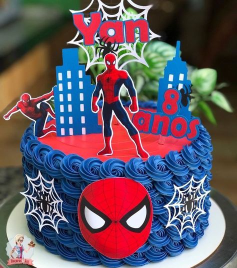 Spiderman Topper, Hulk Birthday Parties, Spiderman Birthday Cake, Hulk Birthday, Spiderman Theme, Spiderman Birthday Party, Superhero Cake, Spiderman Party, Spiderman Cake