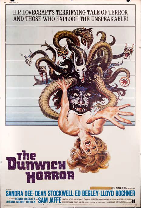 Dunwich Horror, Dean Stockwell, The Last Man On Earth, Roger Corman, Sandra Dee, Film Posters Vintage, Horror Movie Posters, Vintage Horror, B Movie