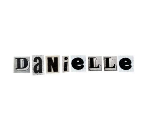 New Jeans Typography, Danielle New Jeans Mail Sticker, Danielle New Jeans Poster, Newjeans Typography, Danielle Name, Newjeans Logo, Danielle Album Scan, Newspaper Letters, Danielle Newjeans