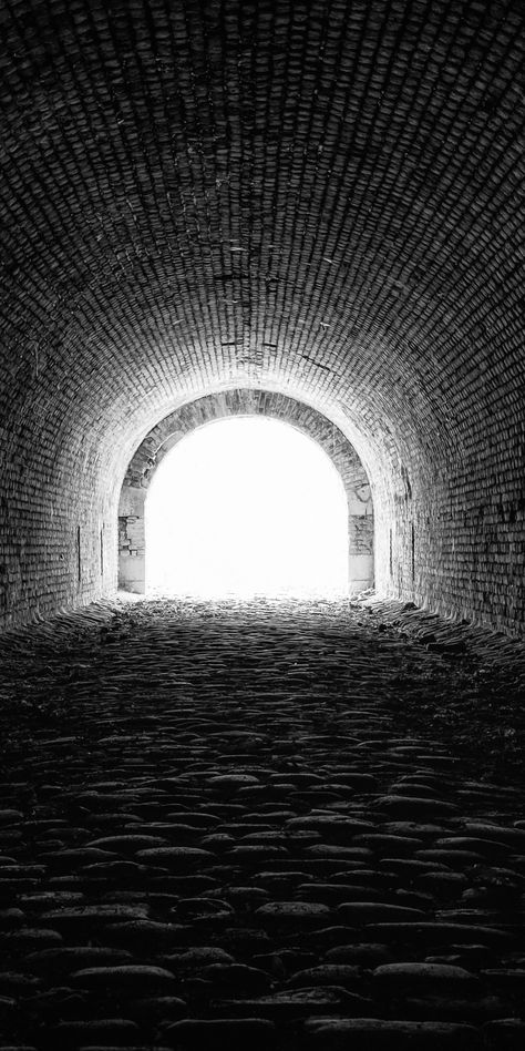 Black and white, tunnel, dark, architecture, 1080x2160 wallpaper Dark Architecture, Film Moodboard, Dark Tunnel, Happy Halloween Pictures, Background Minimal, Cityscape Wallpaper, Ipad Air Wallpaper, Scary Drawings, White Goth