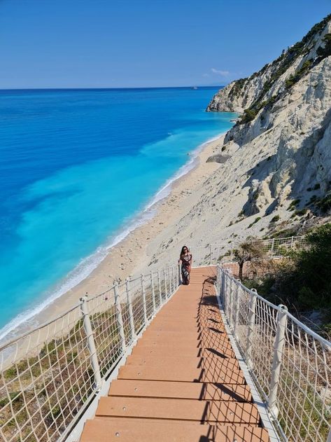 Lefkada Photo Ideas, Lefkada Beaches, Lefkada Greece, Beach Photo Inspiration, Beaches To Visit, Beautiful Beach Pictures, Amazing Beaches, Euro Summer, Secluded Beach