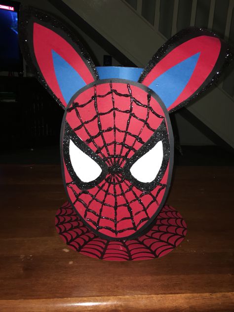 Spring Hat Parade Ideas, Spider Man Easter Bonnet, Spiderman Easter Bonnet, Spring Hat Parade, Easter Hat Parade Ideas, Boys Easter Hat, Easter Bonnet Competition, Easter Hat Parade, Easter Bonnets