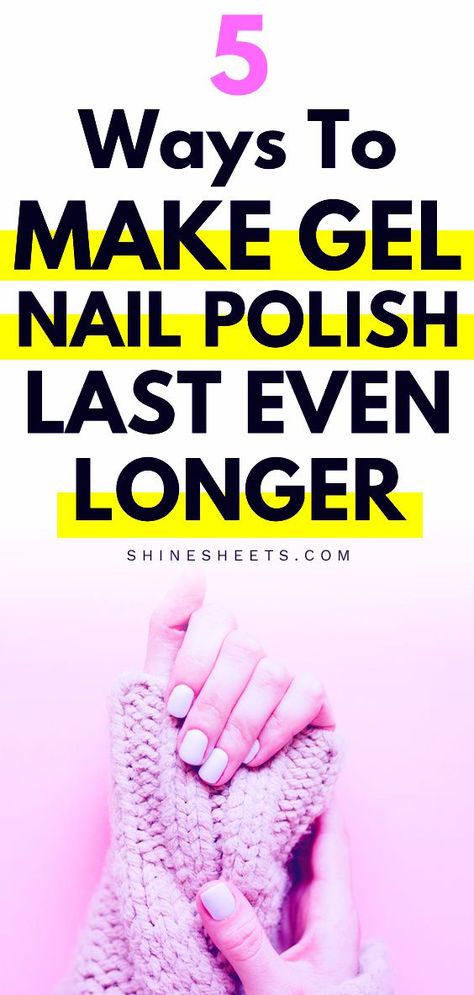 Make Gel Nails Last Longer, Gell Nails, No Chip Manicure, Gel French Manicure, Gel Manicure At Home, Gel Manicures, Nail Hardener, Best Gel Nail Polish, Weak Nails