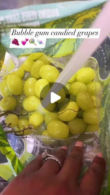 Pink Candy Grapes, Grape Display Ideas, Candied Grapes Tutorial, Candy Grapes And Pineapples, Candy Grapes Price List, Hard Candy Grapes, Fruit Candy Recipes, How To Make Candy Grapes, Candied Fruit Recipes How To Make