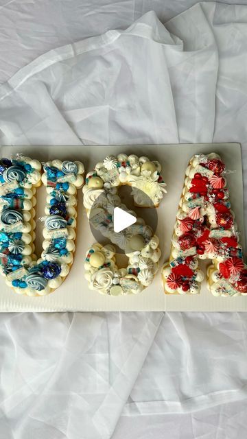 KORIELA Pastry chef on Instagram: "Check out my special 4th of July cake! 🎂🇺🇸

I created a USA-themed number cake, decorated in blue, white, and red. Perfect for celebrating Independence Day! 

Let me know what you think in the comments! ❤️💙🤍

#FourthOfJuly #USACake #RedWhiteAndBlue #CakeArt #independenceday" Usa Cake, 4th Of July Cake, Number Cake, Number Cakes, Pastry Chef, White And Red, Cake Art, What You Think, Fourth Of July