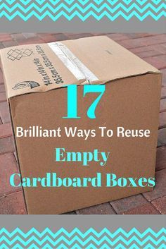 17 brilliant ways to reuse empty cardboard boxes Cardboard Box Ideas, Cardboard Box Storage, Boxes Craft, Cardboard Crafts Decoration, Cardboard Box Diy, Cardboard Ideas, Cardboard Recycling, Cardboard Storage, Cardboard Crafts Diy