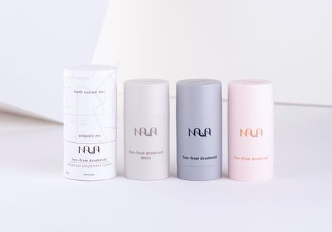 Nala Deodorant on Packaging of the World - Creative Package Design Gallery Deodorant Packaging, Bath Products Packaging, Cosmetic Branding, Green Branding, Luxury Packaging Design, Personal Mission, Tea Packaging, Bottle Packaging, Luxury Packaging